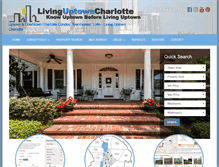 Tablet Screenshot of livinguptowncharlotte.com